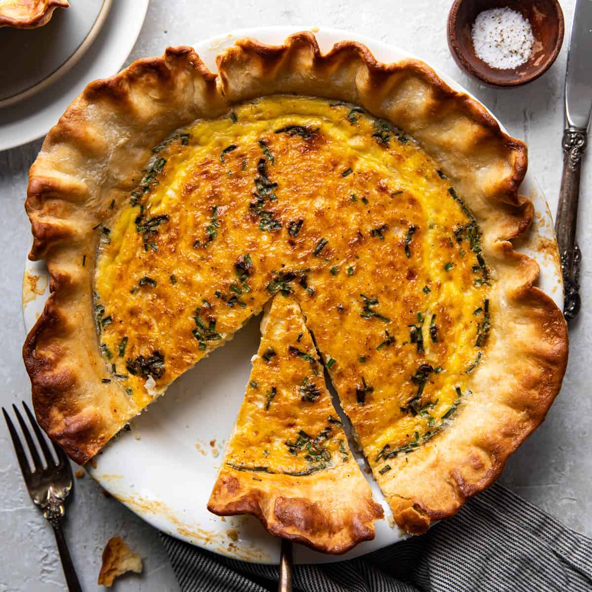 Mom's Basic Quiche Recipe - Modern Crumb