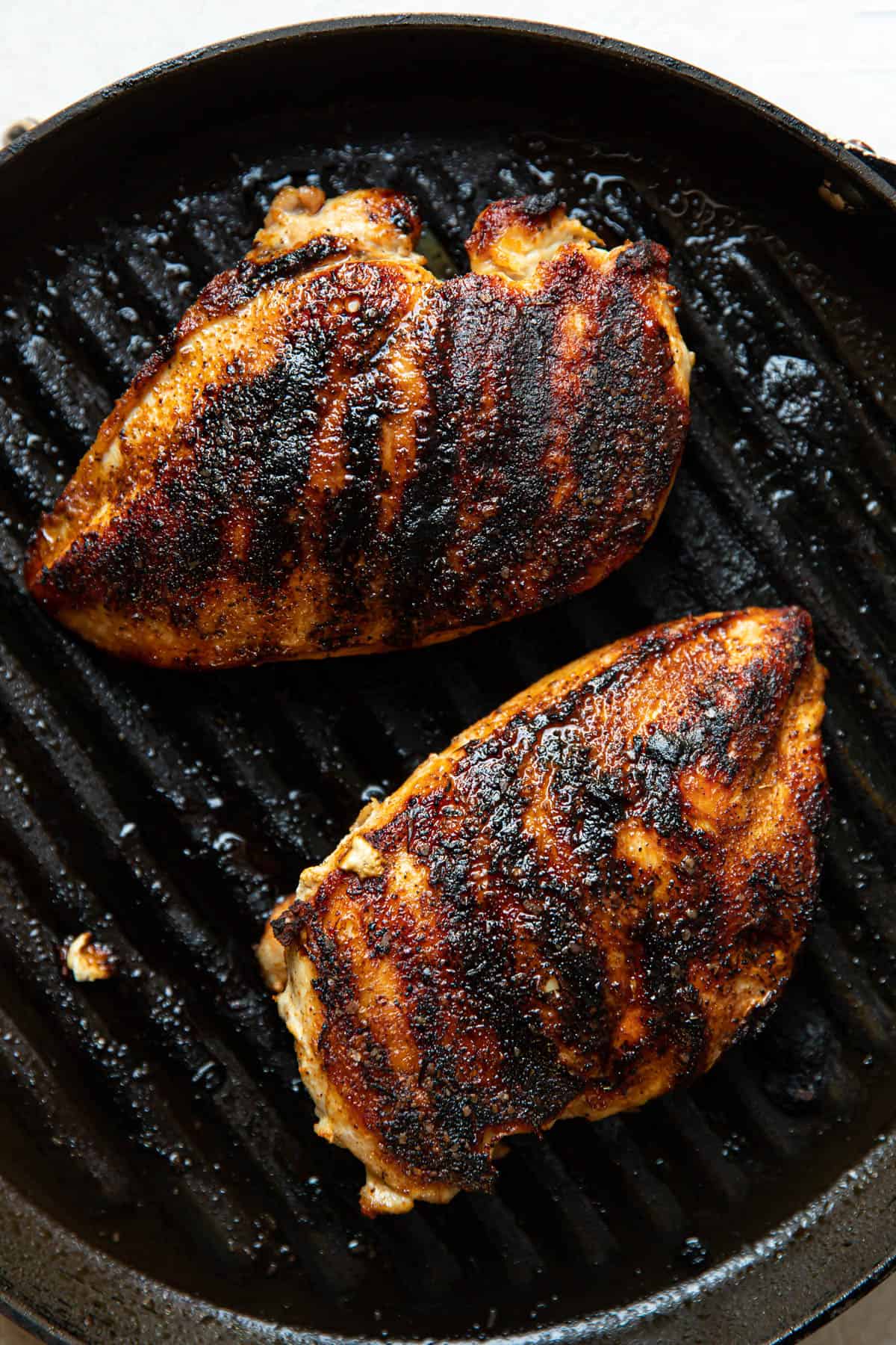 blackened chicken.