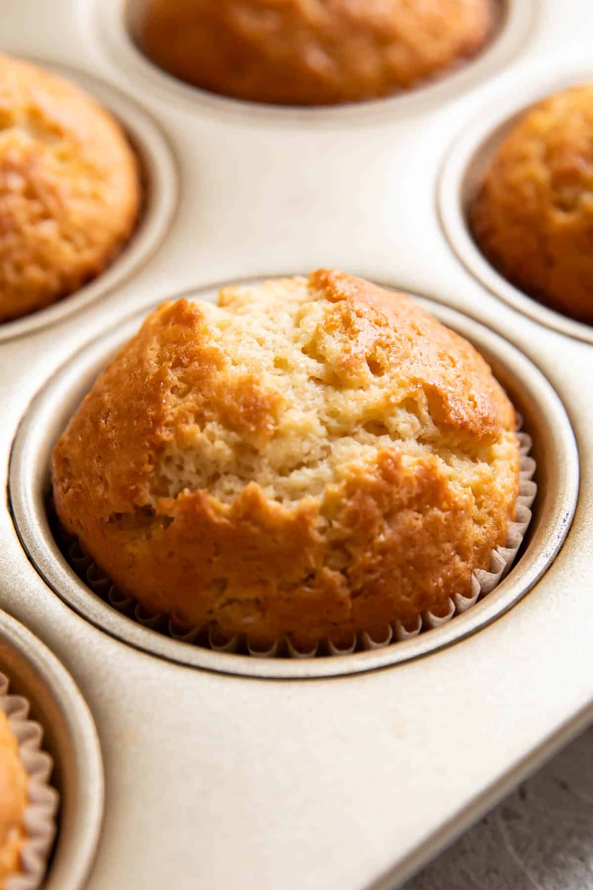 muffin made with butter