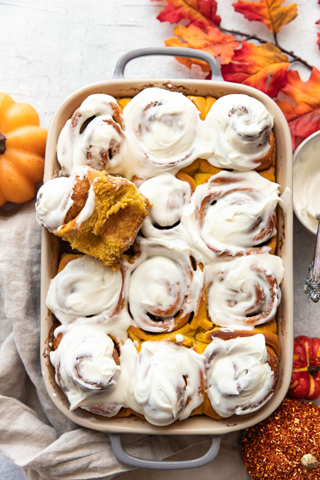 Pumpkin Cinnamon Rolls - Modern Crumb