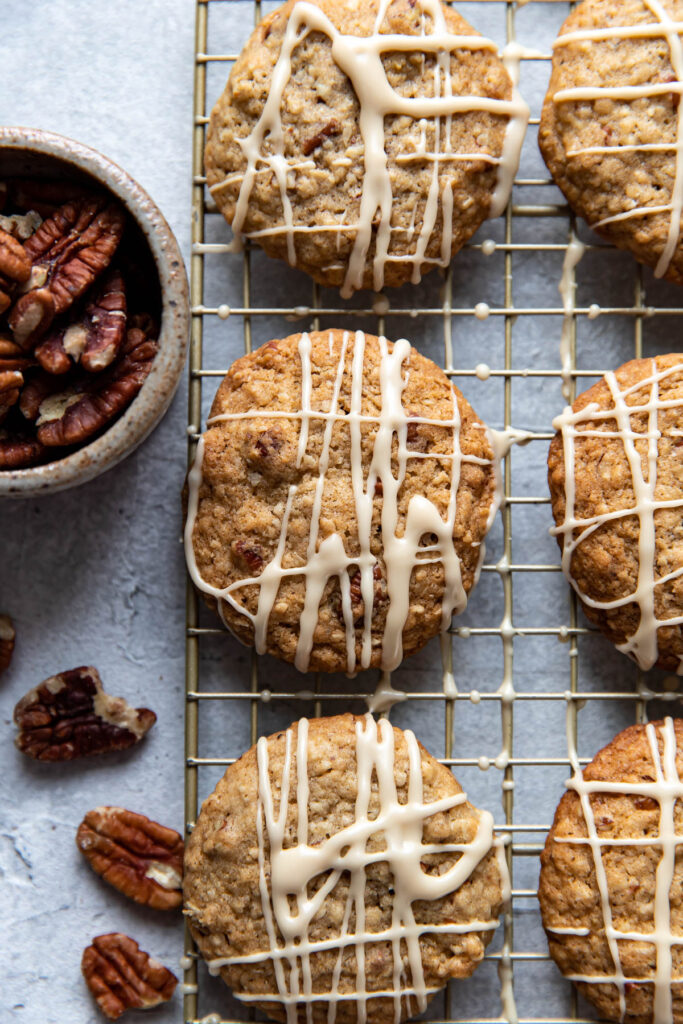 Oatmeal Pecan Cookies - Modern Crumb