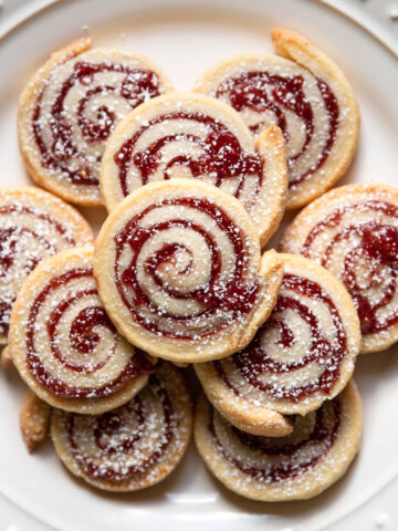 jam pinwheel cookies.
