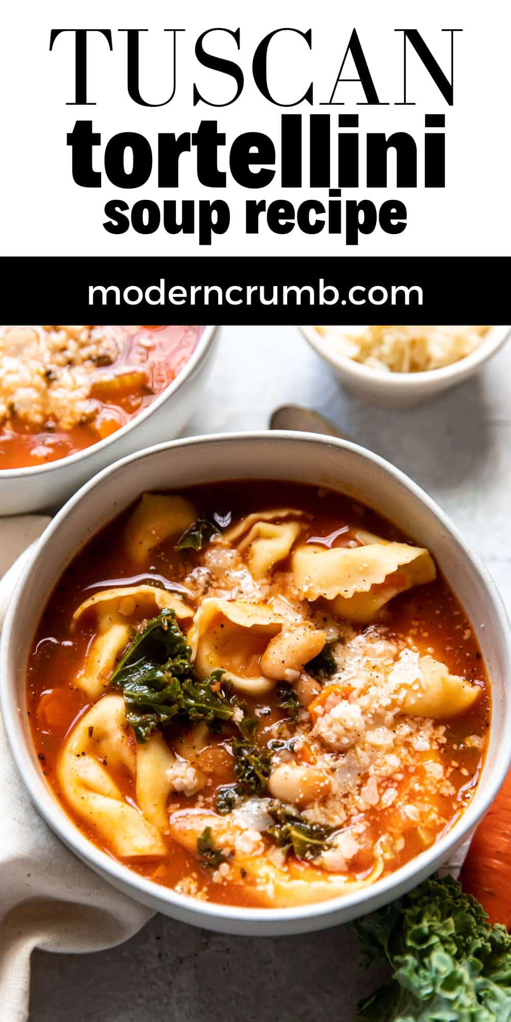 Tuscan Tortellini Soup - Modern Crumb
