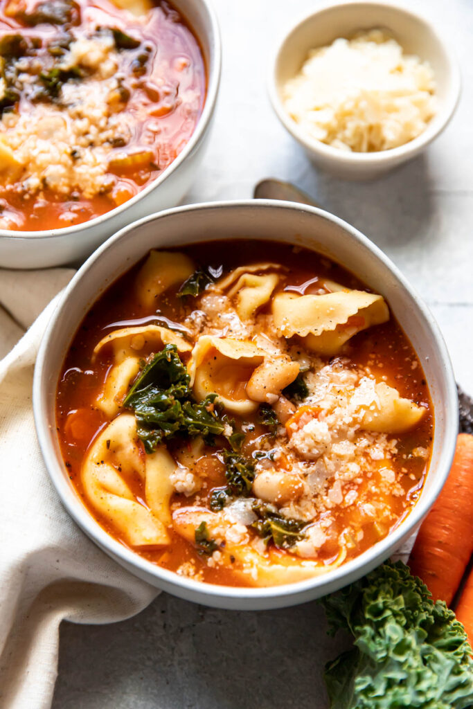 Tuscan Tortellini Soup - Modern Crumb