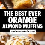 orange almond muffins.