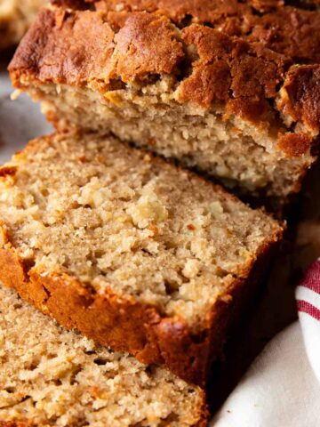 apple bread slice