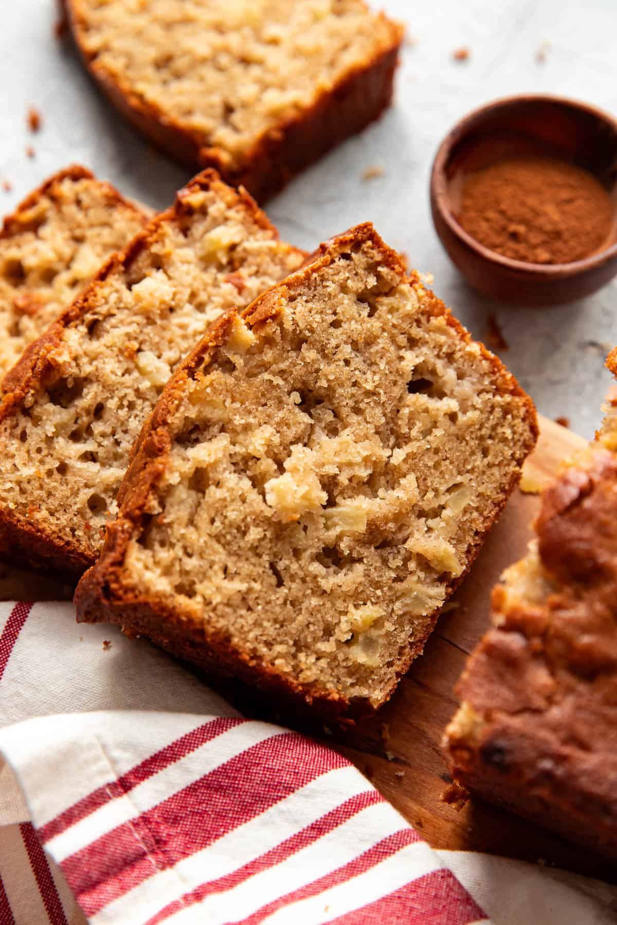 cinnamon apple bread.