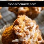 pumpkin coffee cake muffins.