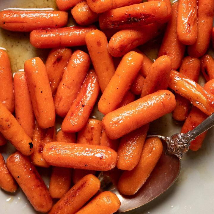 honey glazed carrots.
