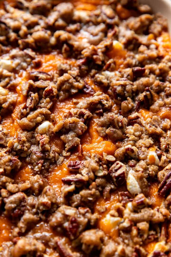 Sweet Potato Casserole - Modern Crumb