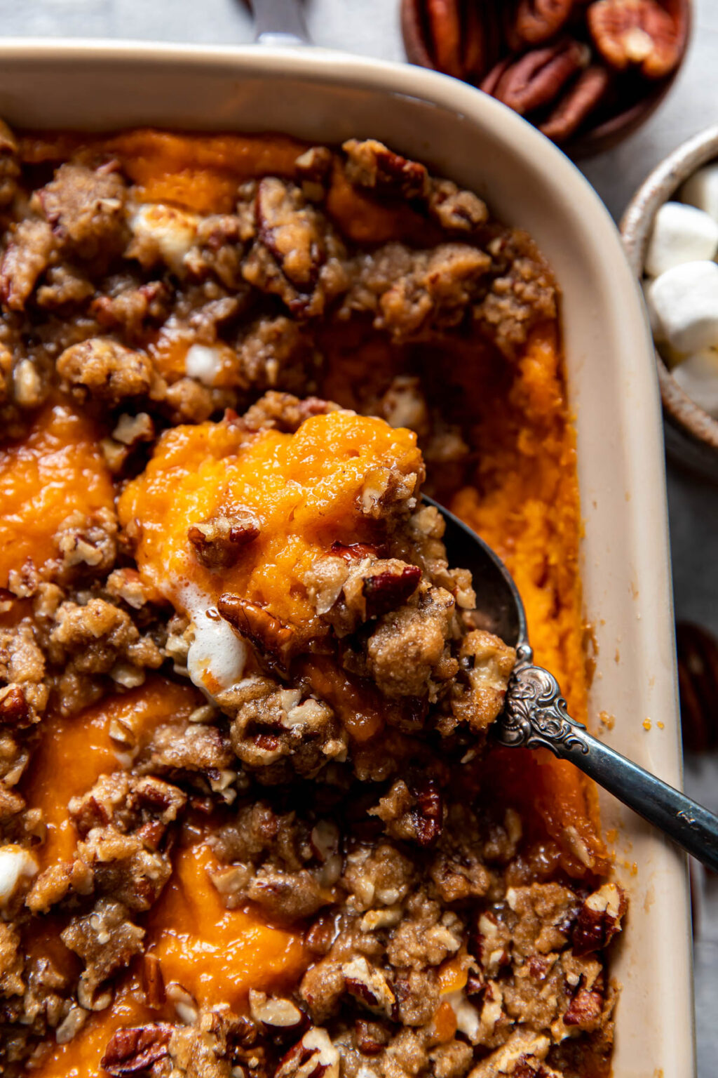 Sweet Potato Casserole - Modern Crumb