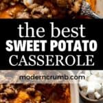sweet potato casserole.