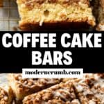 coffee cake bars.