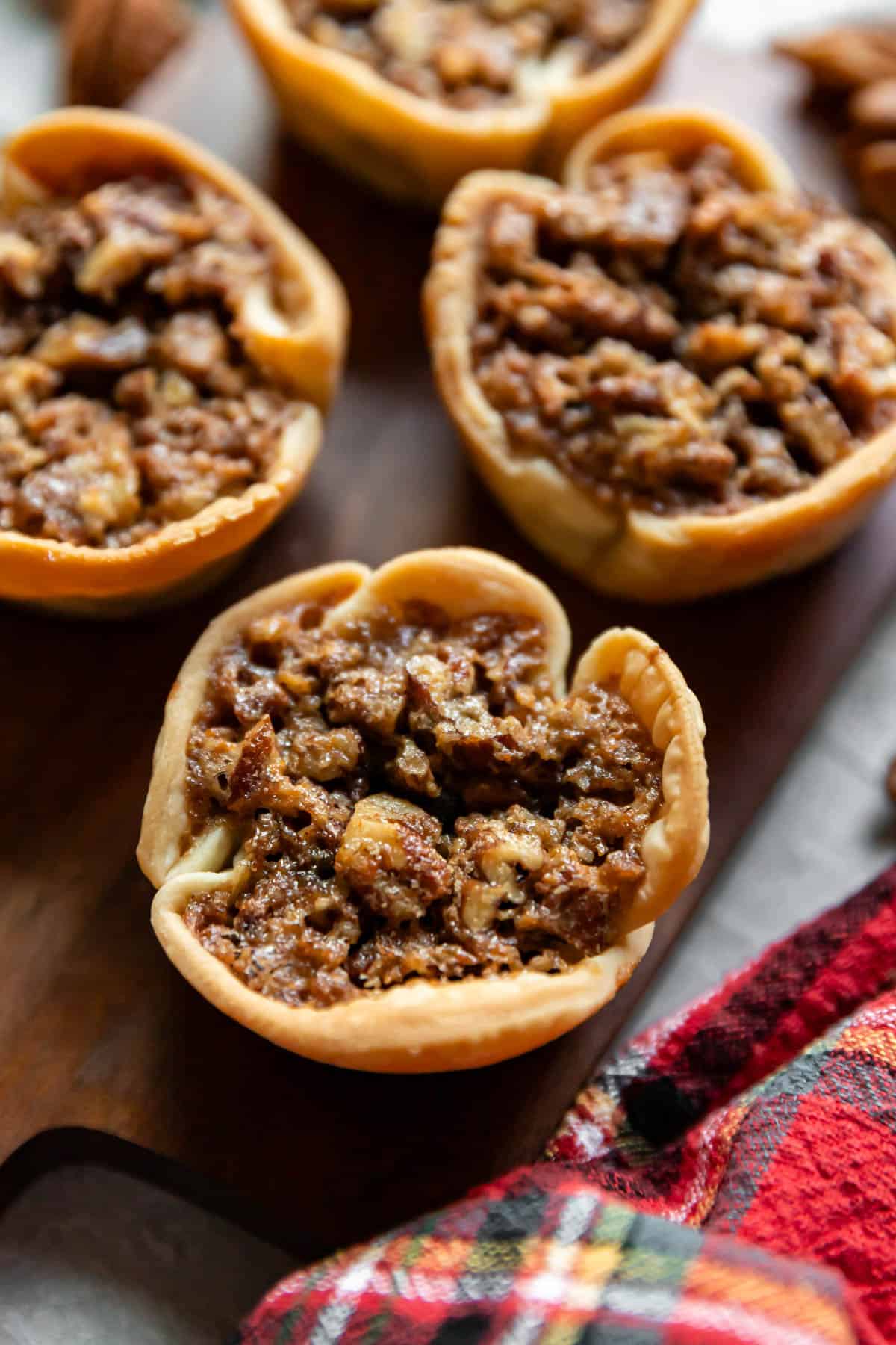 mini pecan pies