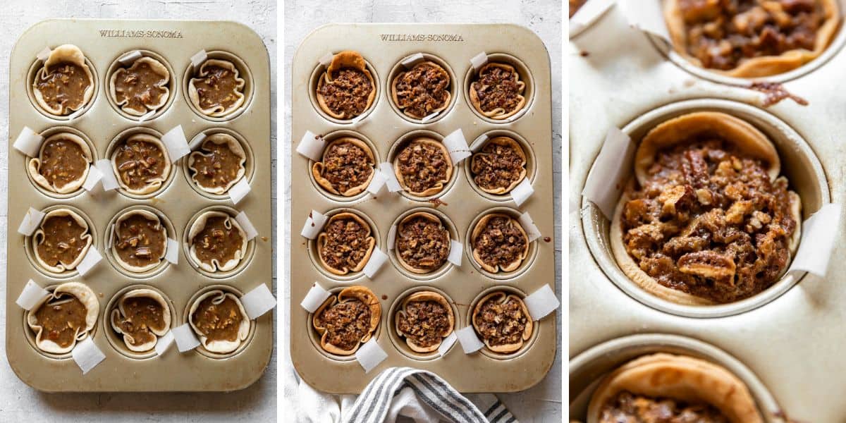 mini pecan pies