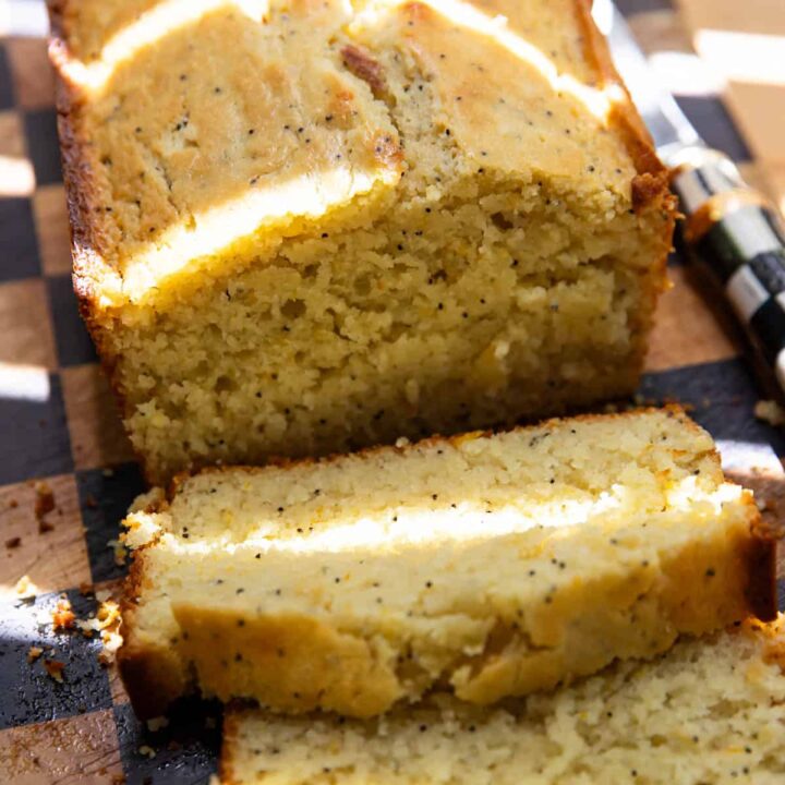 Lemon Poppyseed Loaf With Lemon Glaze